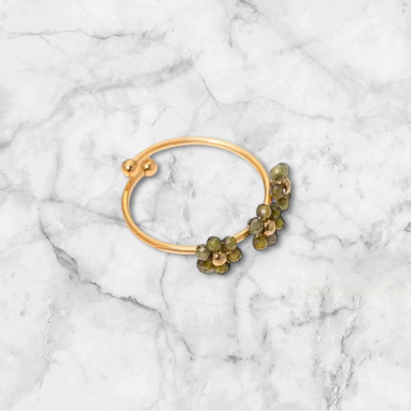 verstellbarer Ring Blümchen