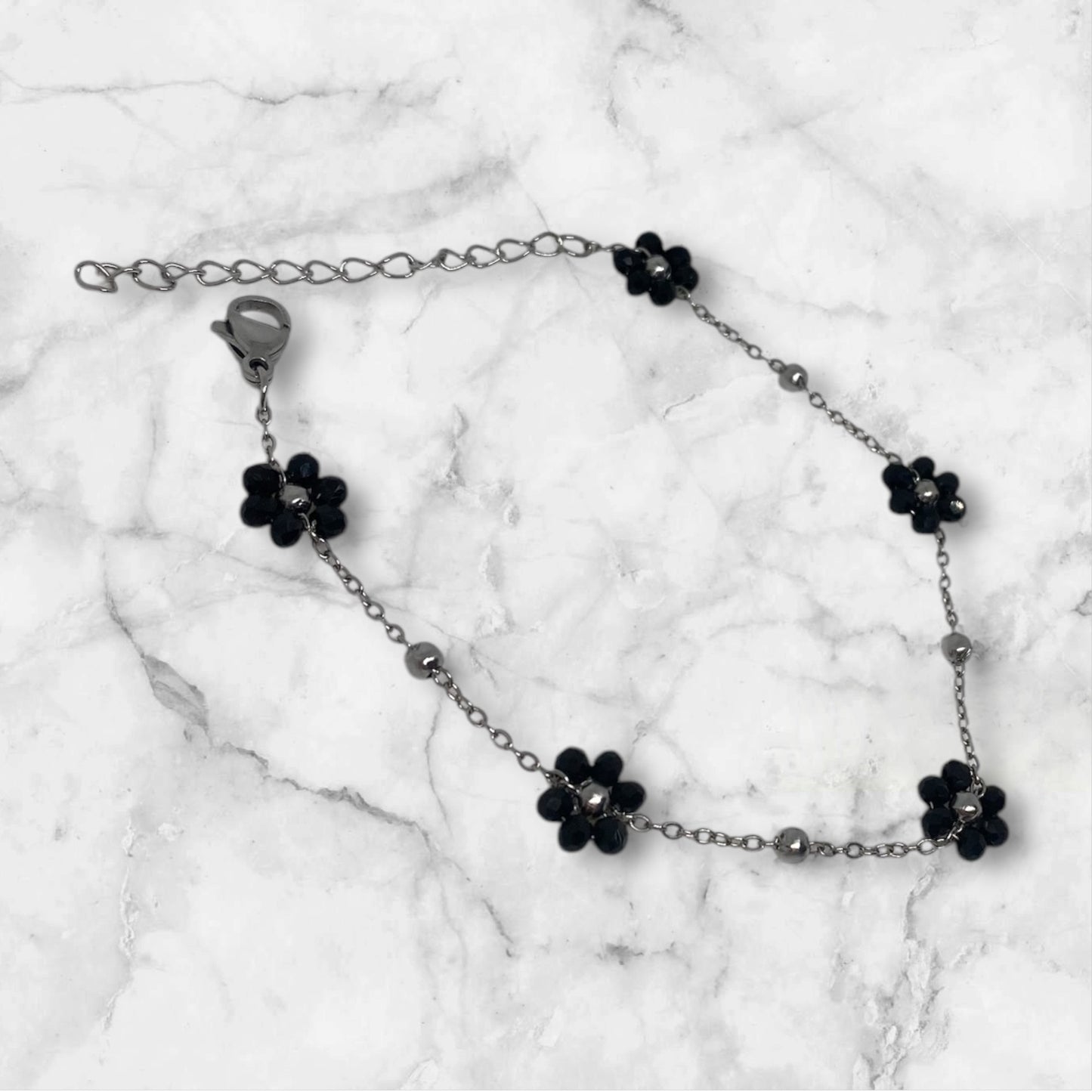 Armband Blümchen Silber