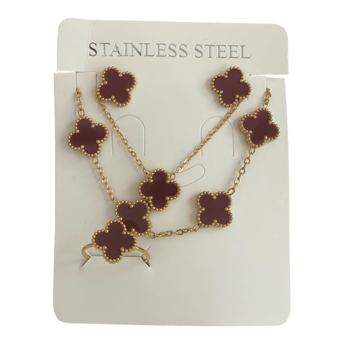 Set Kleeblatt 🍀 | Edelstahl | 4-teilig