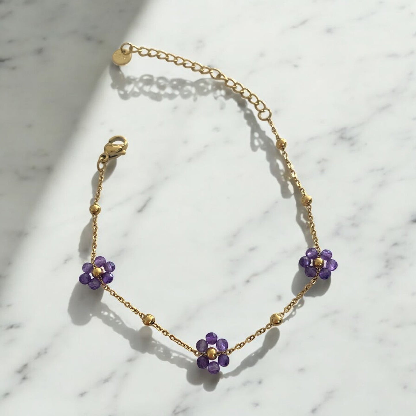 Armband Blümchen Gold