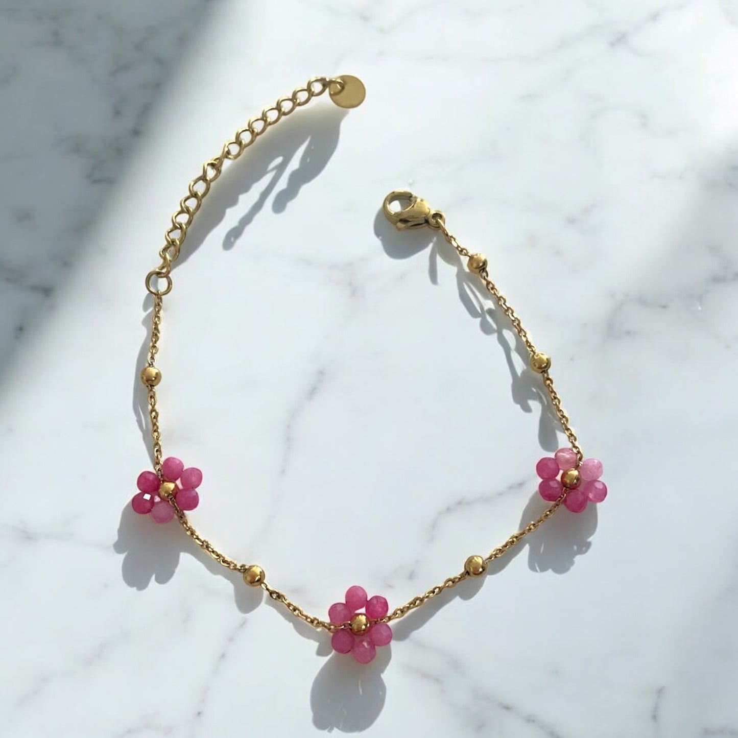 Armband Blümchen Gold
