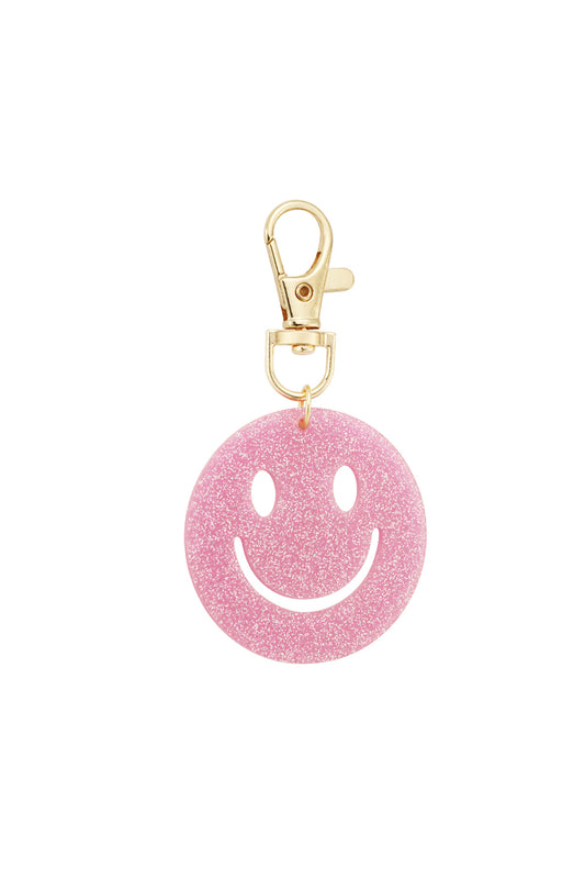 Schlüsselanhänger Smile | Glitzer
