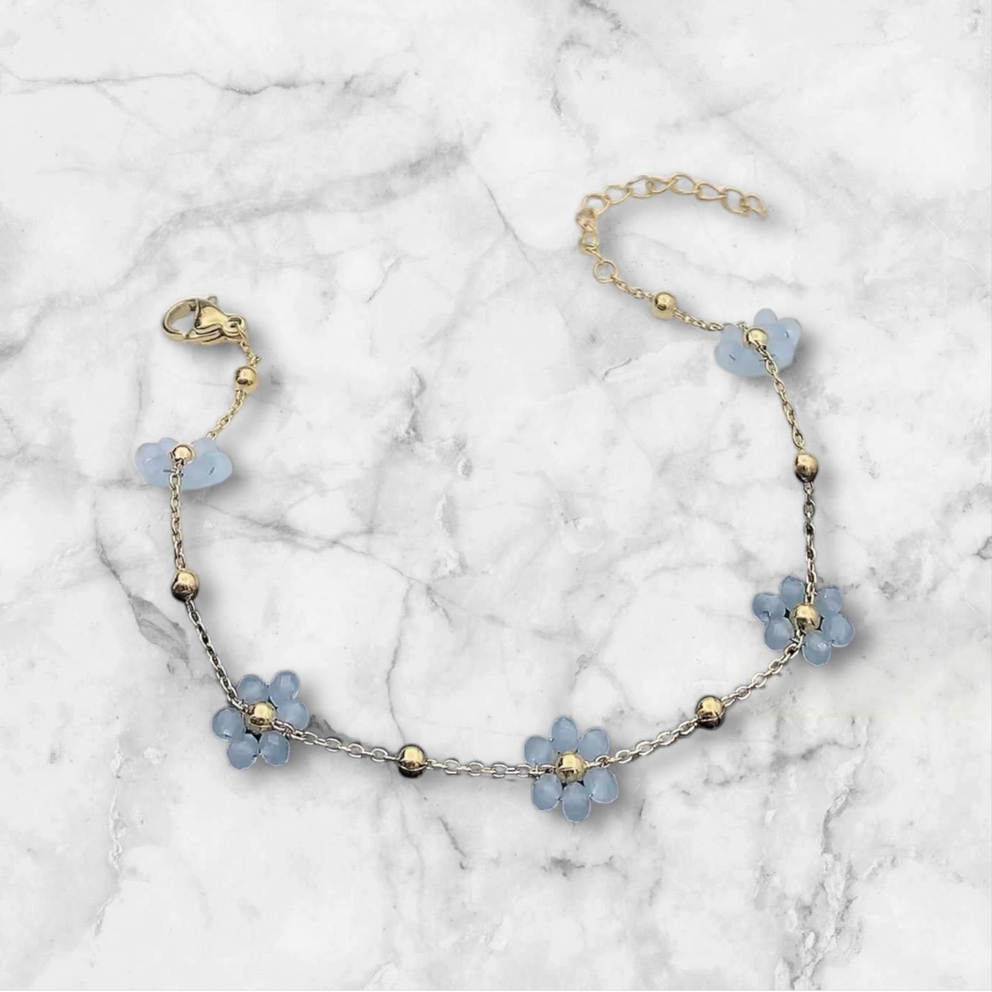 Armband Blümchen Gold