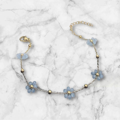 Armband Blümchen Gold