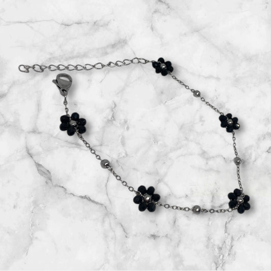 Armband Blümchen Silber