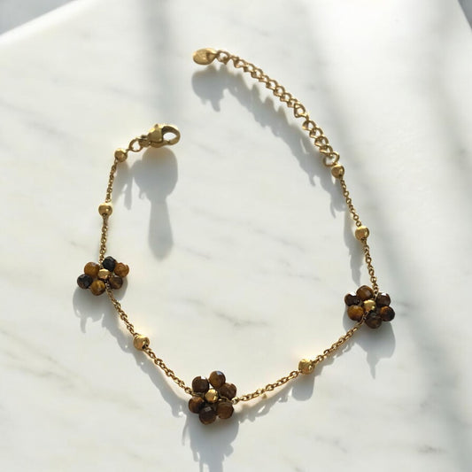 Armband Blümchen Gold