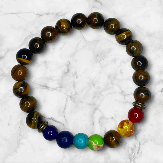 Armband Tigerauge Natursteinperlen